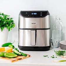 Bella Pro Series - 6-qt. Digital Air Fryer with Stainless Finish - Stainless Steel